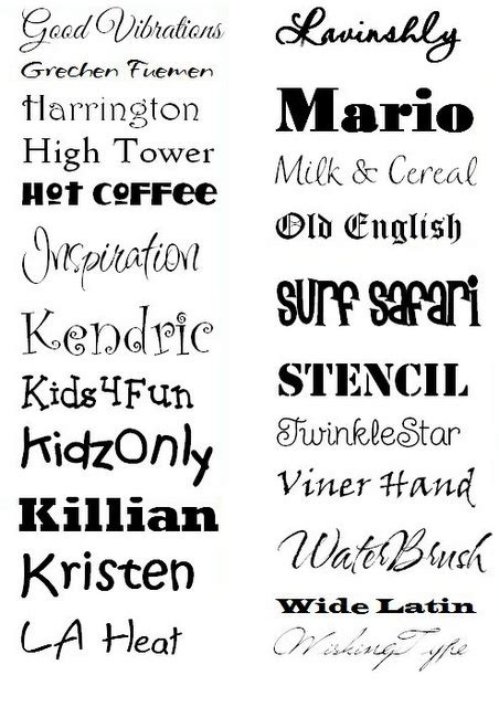 Cindy's Vinyl Creations: Fonts | Fonts, Lettering, Words