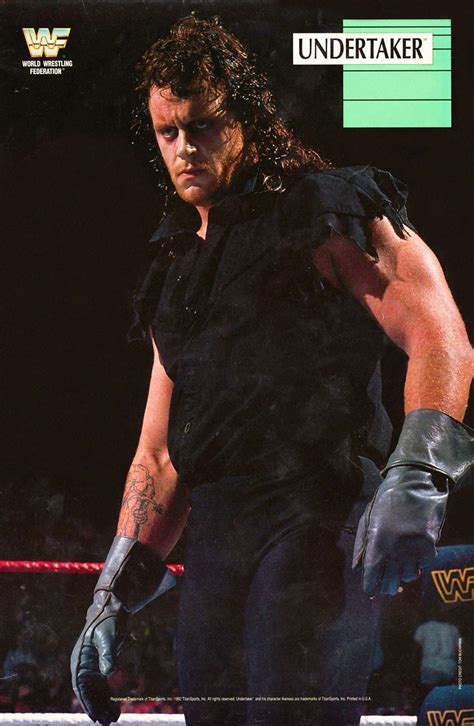 WWF Posters The Undertaker #WWF #WorldWrestlingFederation #WWFPosters # ...