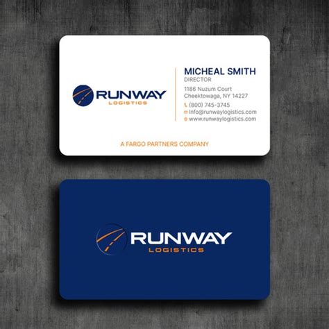 Designs | Runway Logistics Business Card | Business card contest