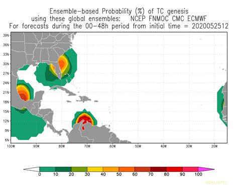 GFS Model 12z Tropical Atlantic Forecasts - Track The Tropics - Spaghetti Models - Hurricane ...