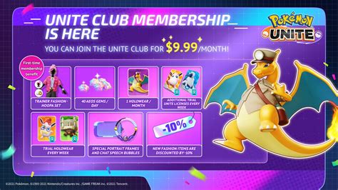 Pokémon UNITE on Twitter: "The #PokemonUNITE Club Membership has been ...