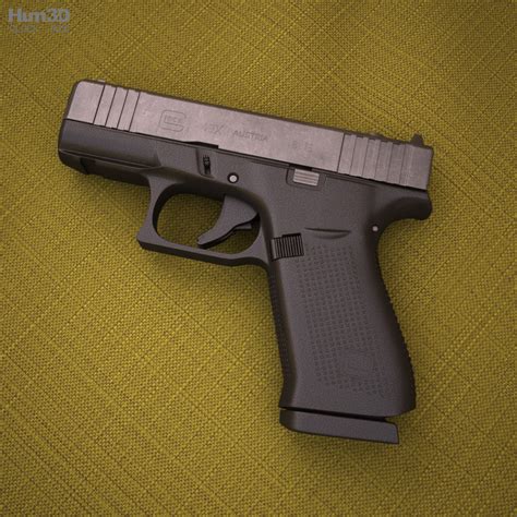 Glock 43X MOS 3Dモデル - 兵器 on Hum3D