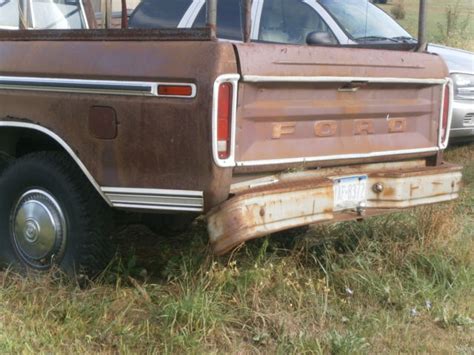 1979 Ford F-150 PICKUP TRUCK With Haulers Rack sold As Is for parts ...