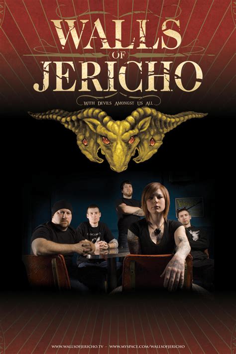 Walls of Jericho Poster by joezerosum on DeviantArt