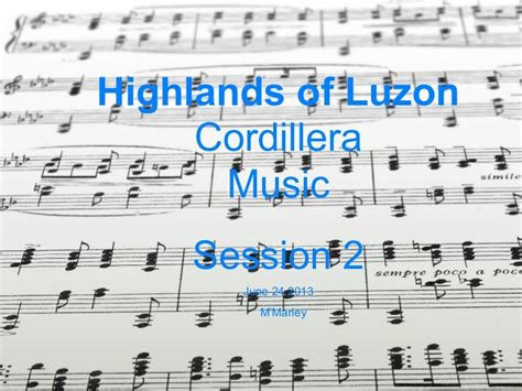 Cordillera Music session 2