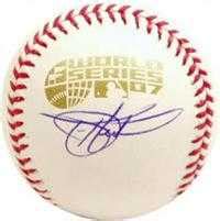 Todd Helton autographed 2007 World Series Baseball (Colorado Rockies)