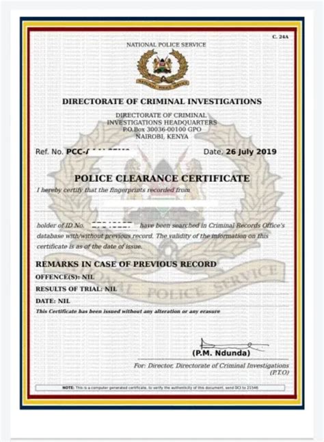 How To Apply For A Certificate Of Good Conduct On e-Citizen In Kenya ...