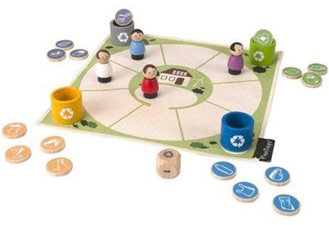 Eco recycling game by Plan Toys | Recycling games, Board games for kids ...