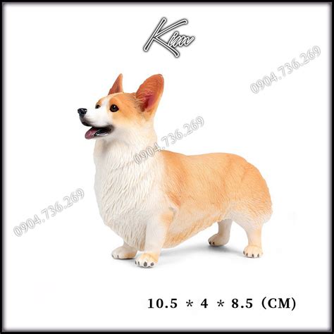 Mô hình động vật con Chó Corgi - Chính hãng | Shopee Việt Nam