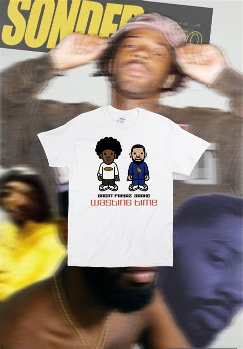 Brent Faiyaz & Drake Wasting Time Album White Vintage T-shirt - Etsy