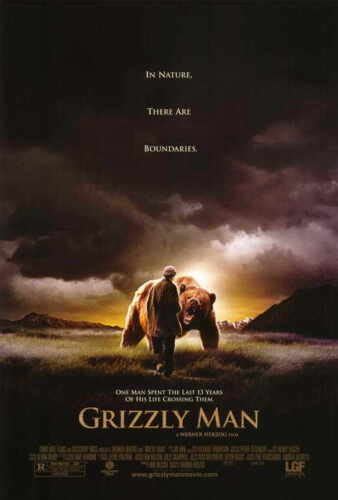 GRIZZLY MAN Movie POSTER 27x40 Amie Huguenard Timothy Treadwell | eBay