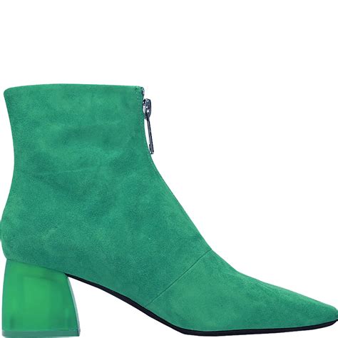 Molano Emerald Suede Ankle Boots - ShoeBeDoo