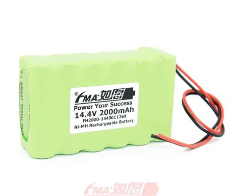 Ni MH AA 14.4V 2000mAh Rechargeable Battery Pack 12SX w/Wire Size ...