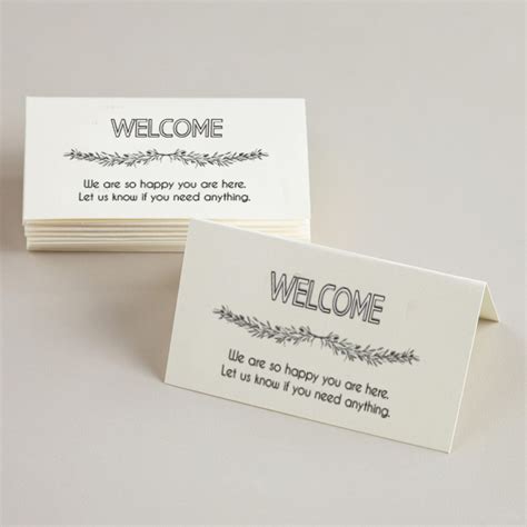 Printable Welcome Folded Tent Card for Hotel, Airbnb Homes Digital Print Digital Printable ...