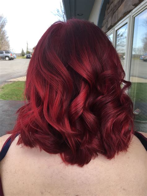 Red Violet hair @beautybyrachelware IG | Violet hair, Red violet hair, Hair inspo color