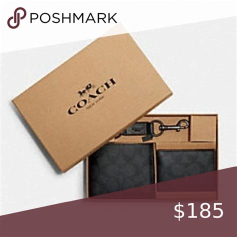 Coach Boxed 3 In 1 Wallet Gift Set In Signature Canvas | Wallet gifts ...