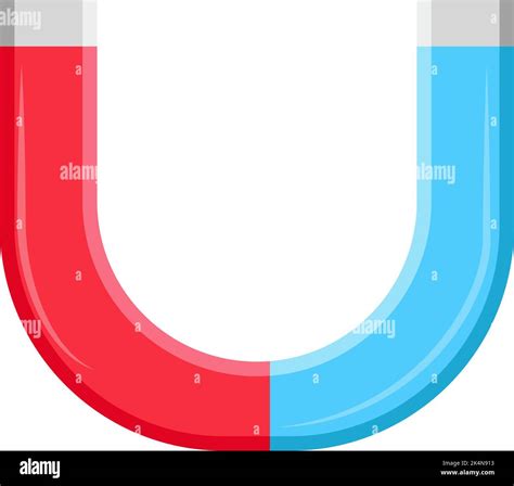 Positive and negative magnet, illustration, vector on a white background Stock Vector Image ...