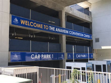 Convention Center Parking Garage Signs and Graphics Anaheim CA