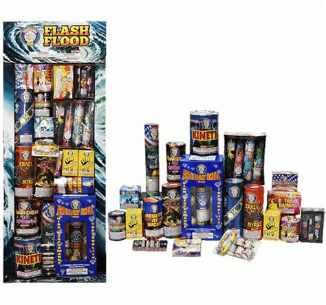 Flash Flood Pack Assortment | Barndo Black Cat Fireworks