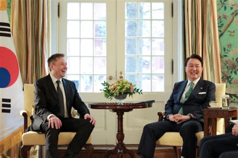 South Korean President Yoon meets with Tesla's Elon Musk | Inquirer ...