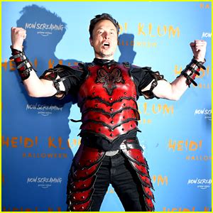 Elon Musk Attends Heidi Klum’s Halloween Party in a $7,500 Costume with Leather Armor | 2022 ...