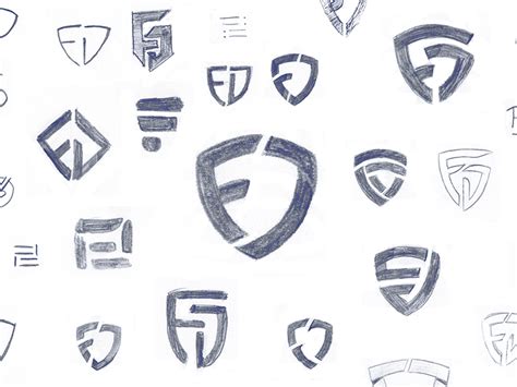 FanDuel logo sketches by Marcus Kelman on Dribbble