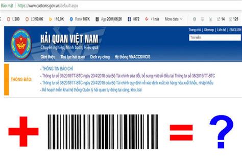 Mã vạch hải quan - Bạn cần biết gì? - THANH THẾ'S BLOG - MÃ SỐ MÃ VẠCH