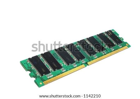 Ddr Ram Memory Stick Isolated Stock Photo 1142210 : Shutterstock