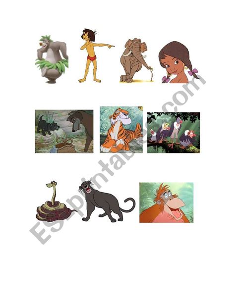 最高のコレクション the jungle book characters 273388-The jungle book characters disney