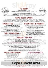 The Cape Of Good Hope, Warwick - Menu, prices, restaurant rating