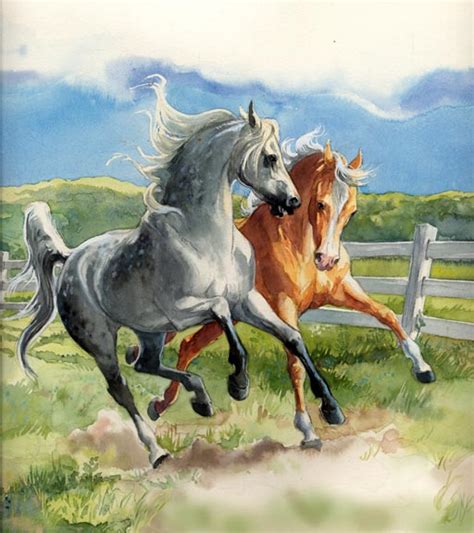 Galloping Horse Painting at PaintingValley.com | Explore collection of ...