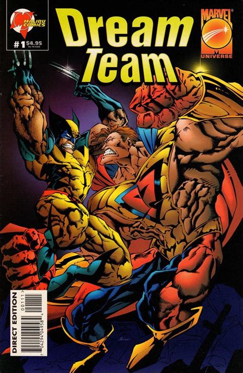 Dream Team 1 A, Jul 1995 Comic Book by Malibu