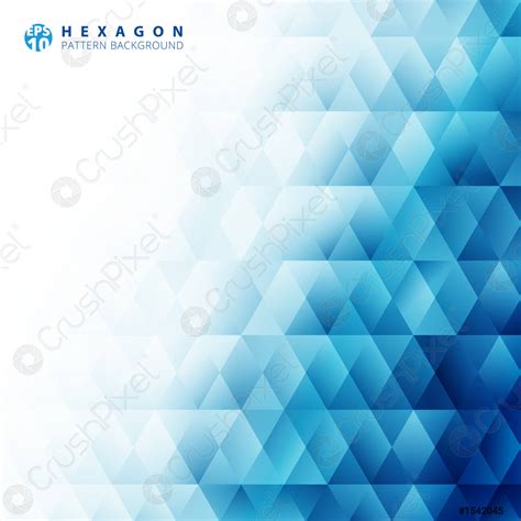 Abstract blue geometric hexagon pattern white background and texture with - stock vector ...