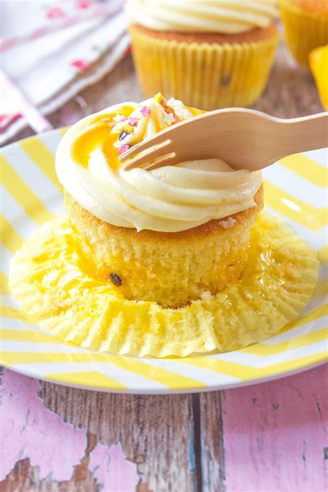 Lemon and Passion Fruit Cupcakes | Annie's Noms Fruit Cupcakes, Healthy Cupcakes, Baking ...
