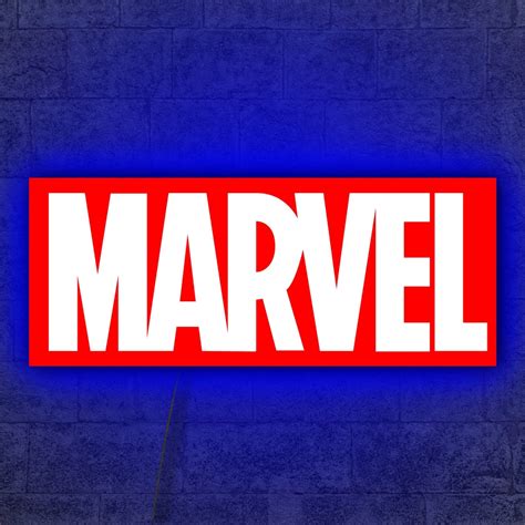 Marvel Neon Sign Marvel Led Sign Marvel Light Sign Marvel - Etsy