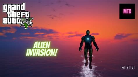 "Alien Invasion" In GTA 5!|Alien Invasion- E4:The Real Iron Man|GTA 5(mods) - YouTube