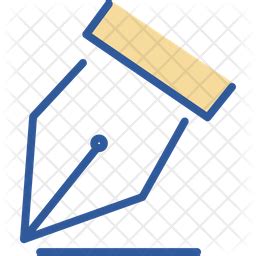 Contract Sign Icon - Download in Colored Outline Style