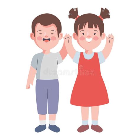 Down syndrome kids stock vector. Illustration of isolation - 298215715