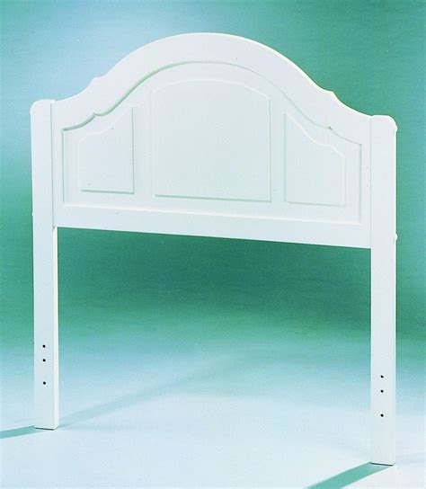 110QF White Wood Queen Full Headboard - Luchy Amor Furniture