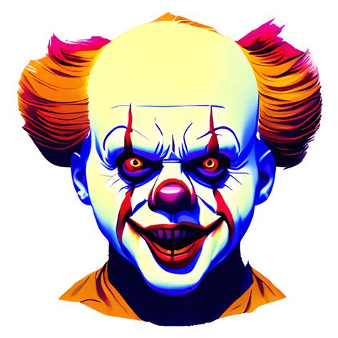 Pennywise 8k Horror Movie Character Graphic · Creative Fabrica