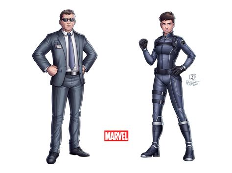 SHIELD Agents - Marvel Character licensing Artwork by Kyle Petchock on Dribbble