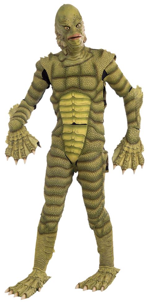 Creature From The Black Lagoon Horror Film Swamp Monster Adult Costume ...