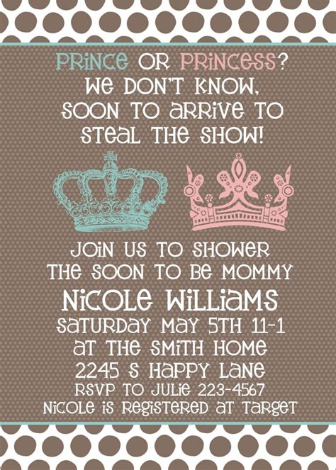 Baby Shower invitation Neutral Gender Unknown by sweetpeababy