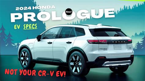 All-new 2024 Honda Prologue specs: how it will compares to 2023 CR-V & EV Blazer! - YouTube