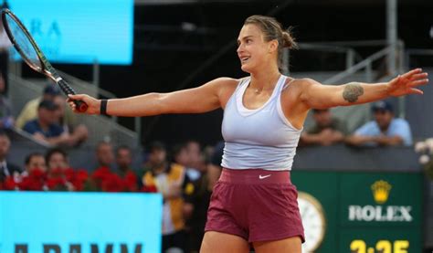 Aryna Sabalenka doesn't feel she is one of the Roland Garros favourites ...