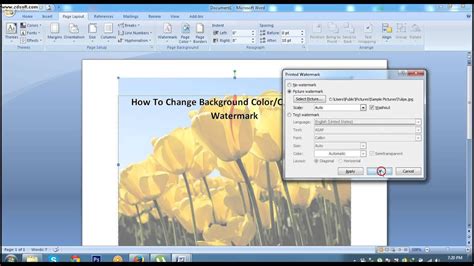 How To Change Background Color Of Picture In Ms Word - Free Printable Template