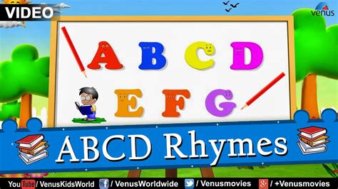 ABCD Rhymes - Alphabet Song For Children || Animated Rhymes For Kids ...