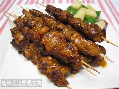 Malaysian Satay Chicken | Christine's Recipes: Easy Chinese Recipes ...