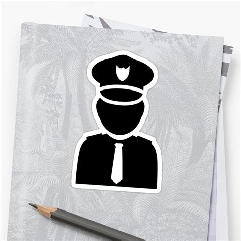 "Police officer" Sticker by Designzz | Redbubble