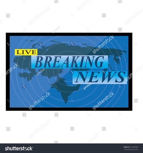 News Background Breaking Newsvector Stock Vector (Royalty Free ...